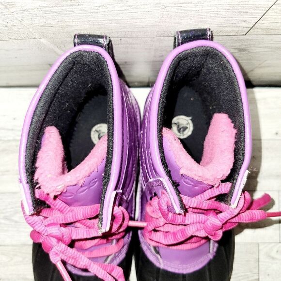 Crocs Dahlia and black allcast duck waterproof boots. ^ - Picture 3 of 10